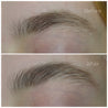 Before and After Brow Sculpting Gel.
