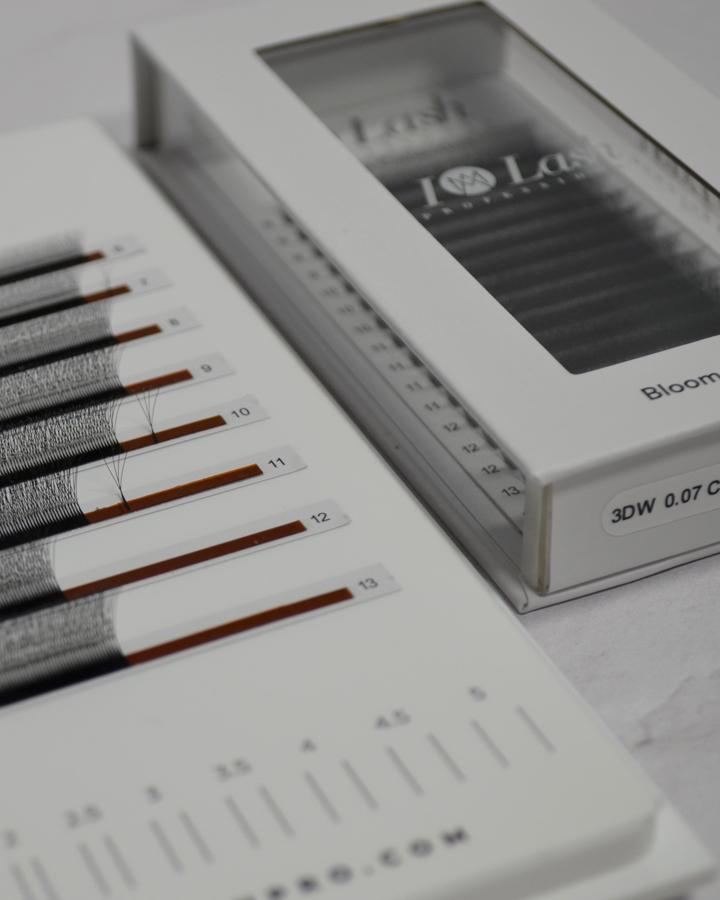 W eyelash extensions. Premade volume fans