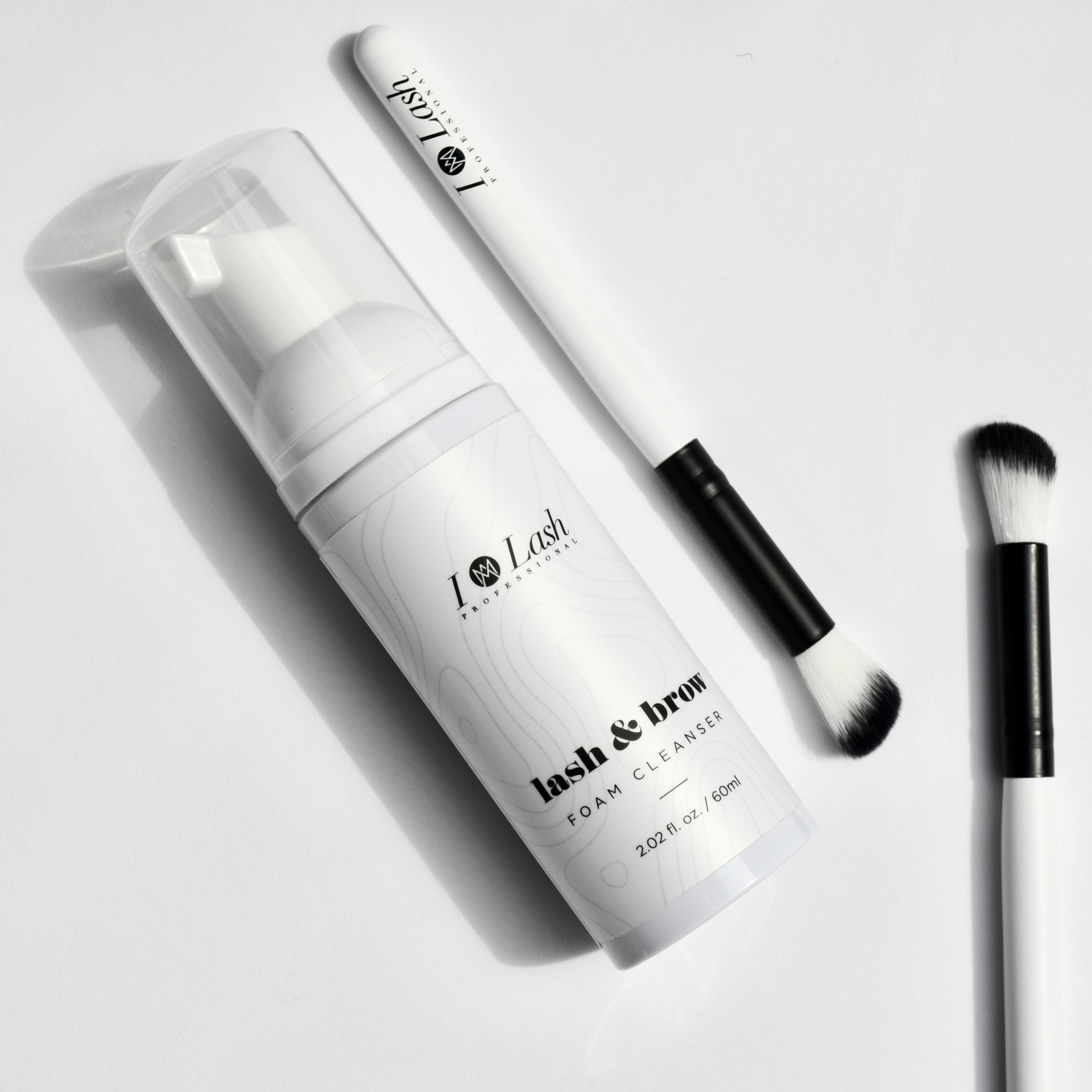 Foam Eyelash Cleanser for better retention of eyelash extensions.