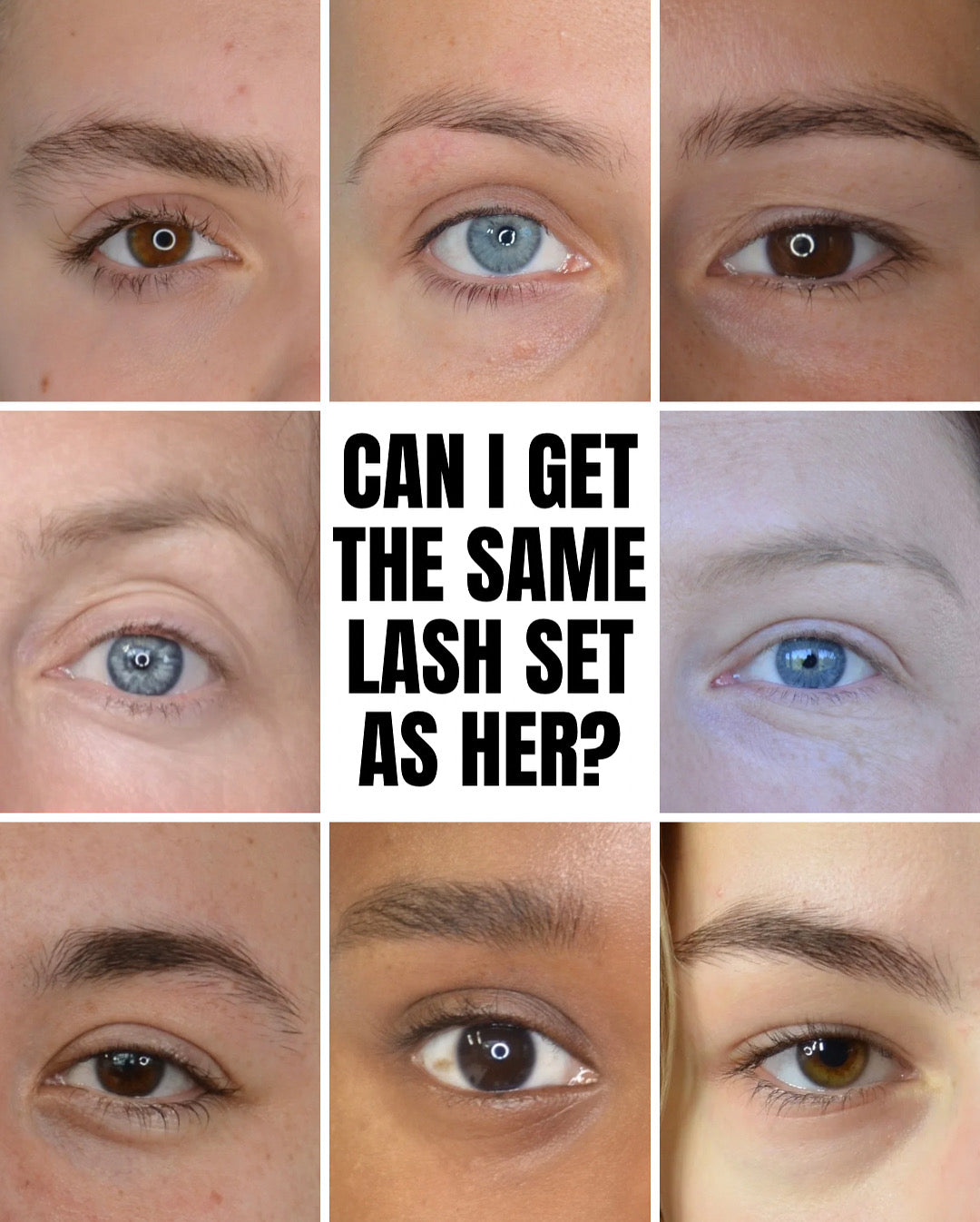 Eyelash Extensions Styling