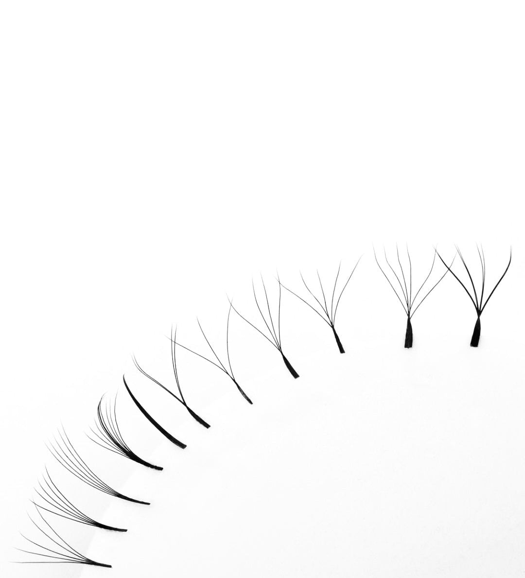 Pre-made volume fans. 