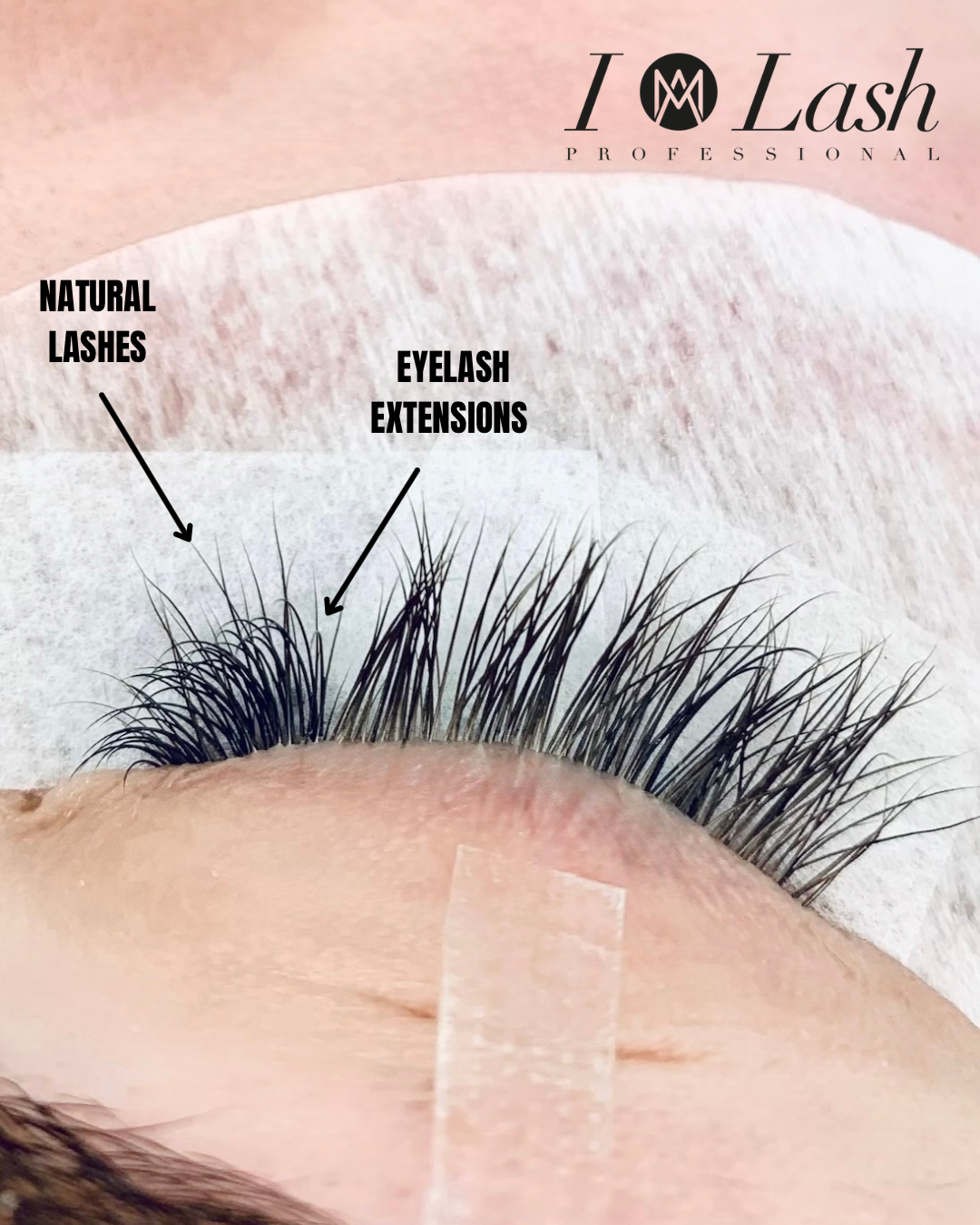 Short Eyelash Extensions for a Natural Lash Look