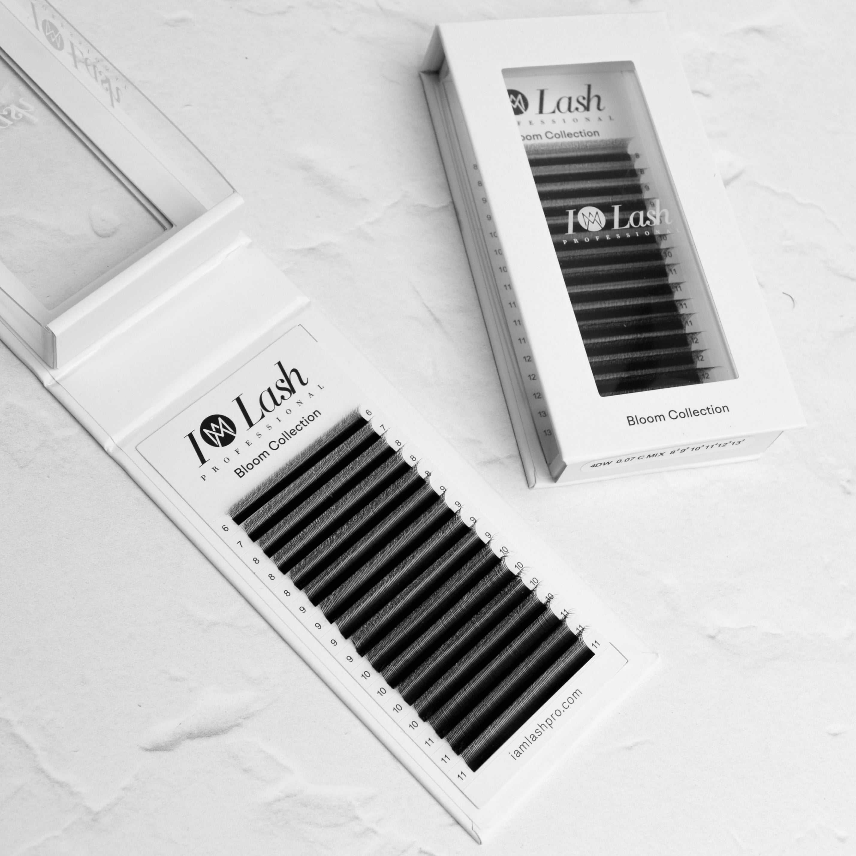 Bloom Collection narrow premade fans for faster volume eyelash extensions