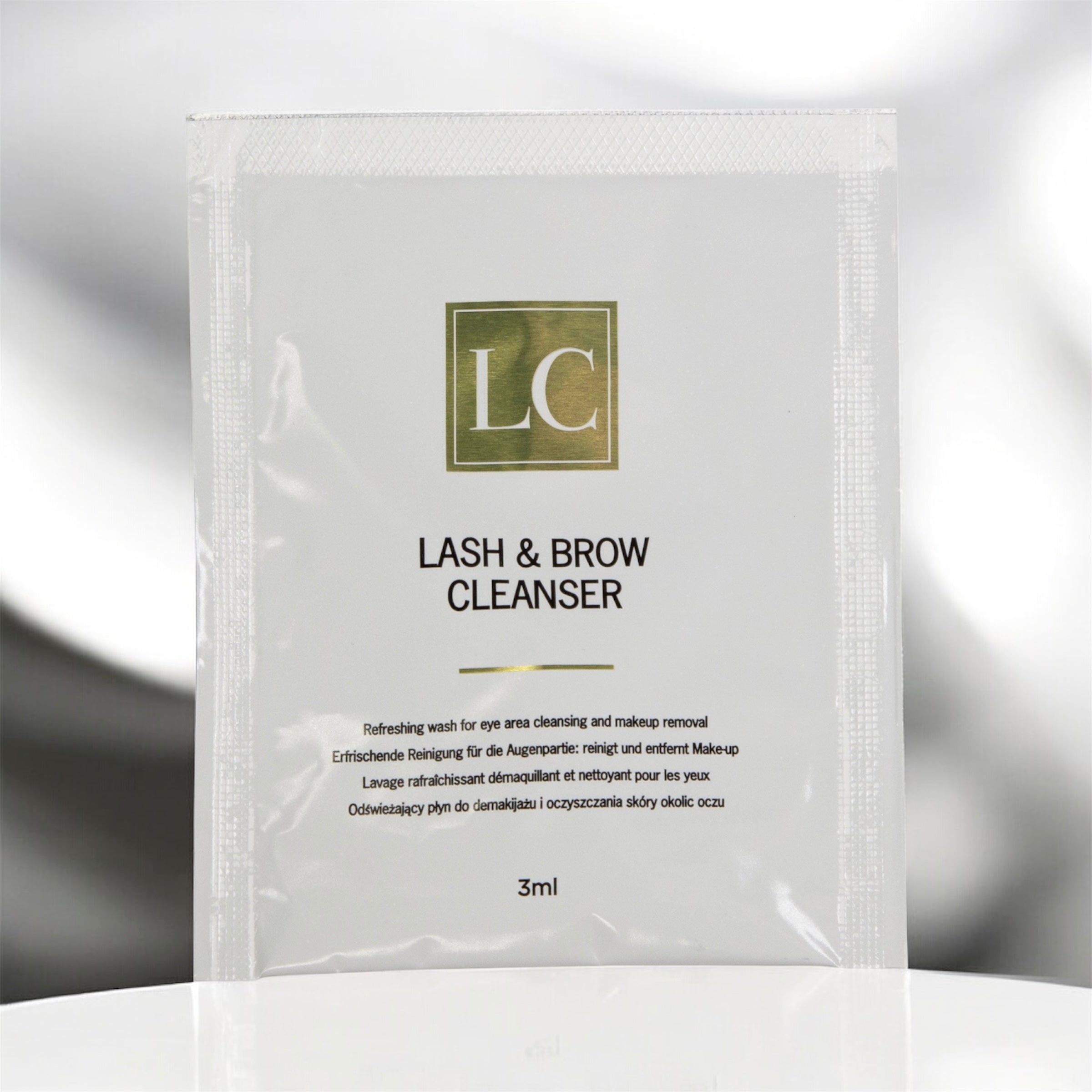 Foam Cleanser Sachets for eyelash extensions