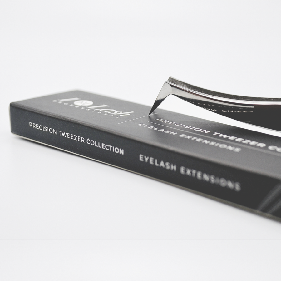 Volume lash tweezer for easy fan creation and precise pickup