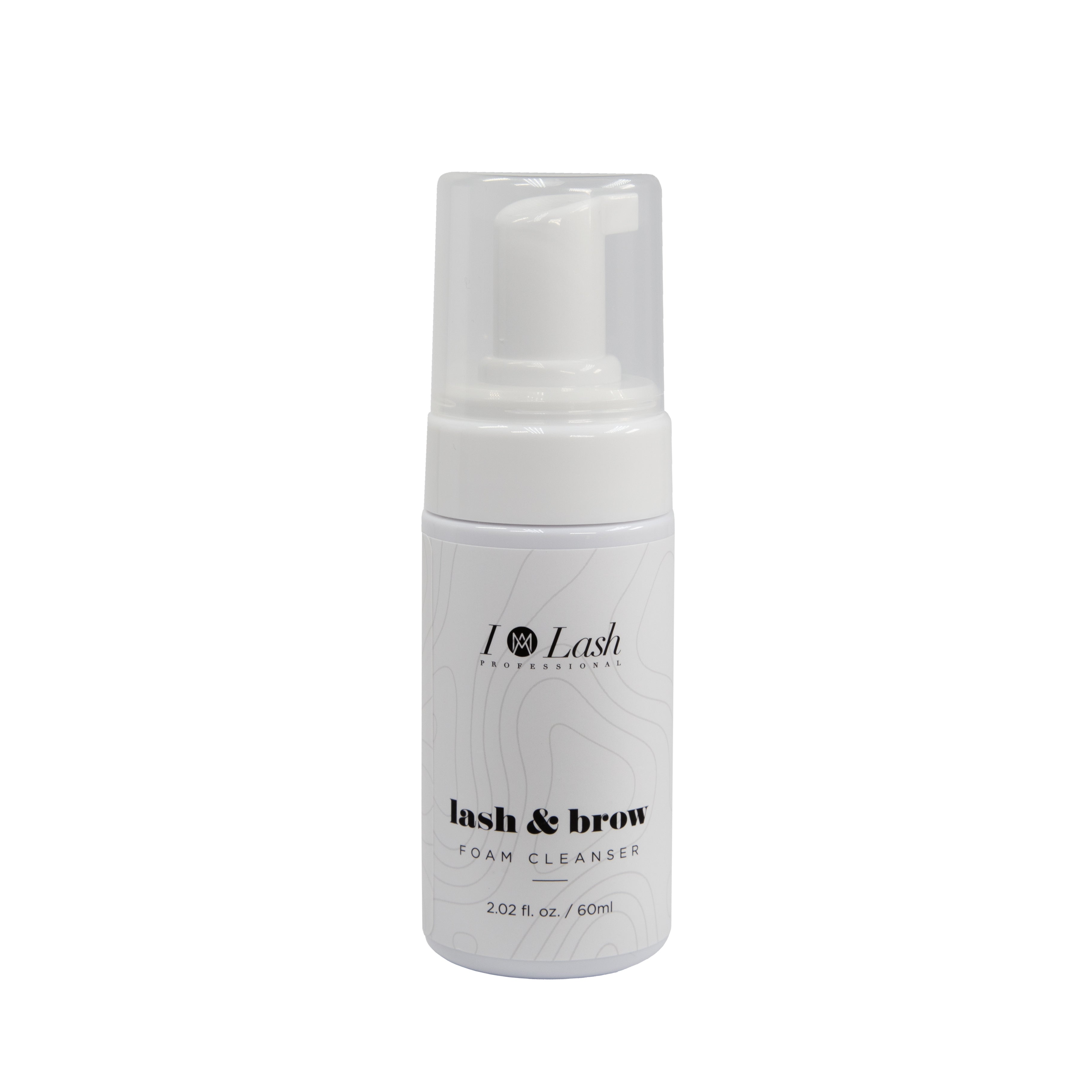 Foam cleanser for eyelash extensions