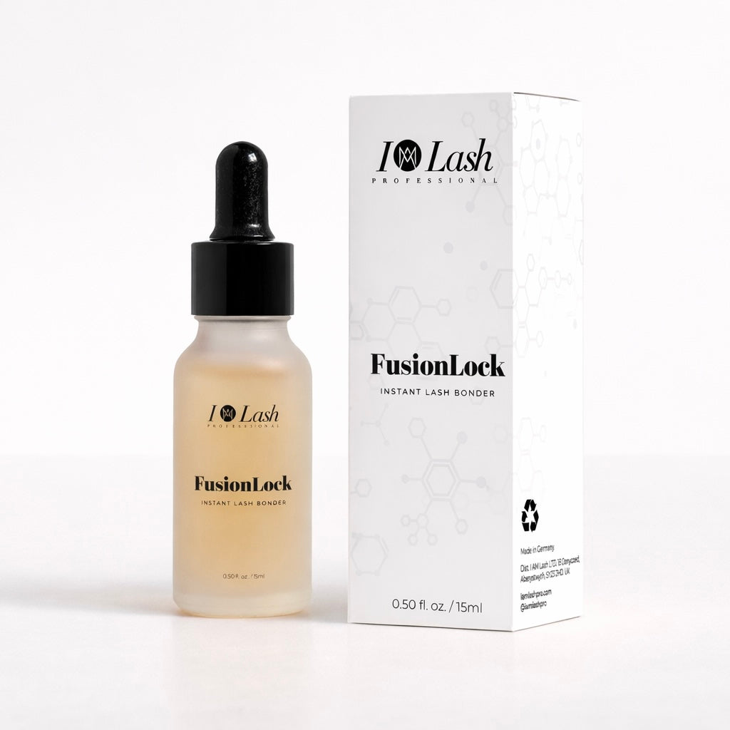 FusionLock - Superbonder for eyelash extensions. Instantly cure eyelash glue.