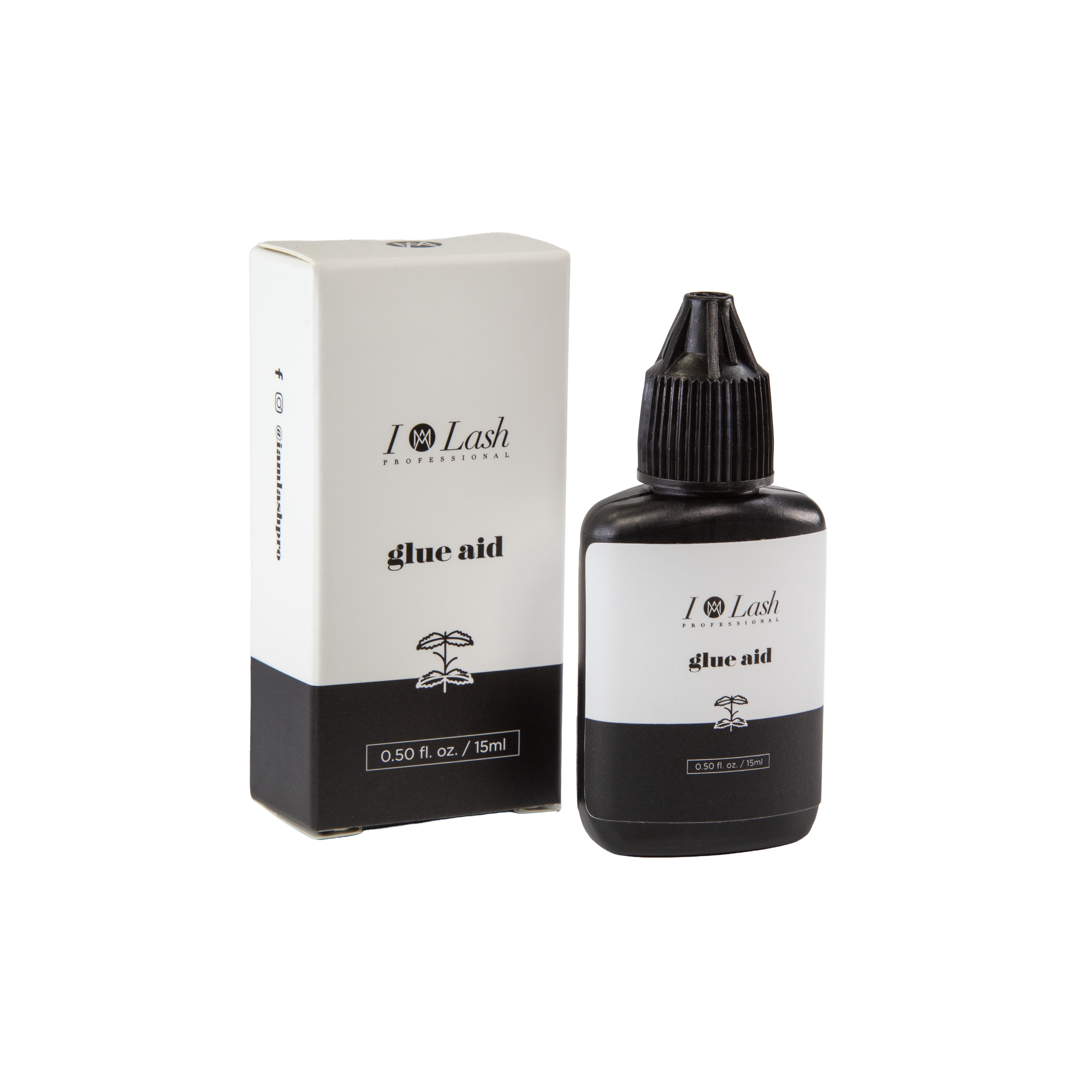 Eyelash extension glue speed up solution 