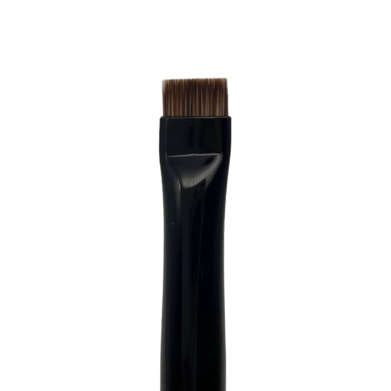 Flat eyebrow brush