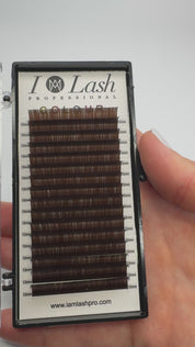 0.07 Brown Eyelash Extensions 