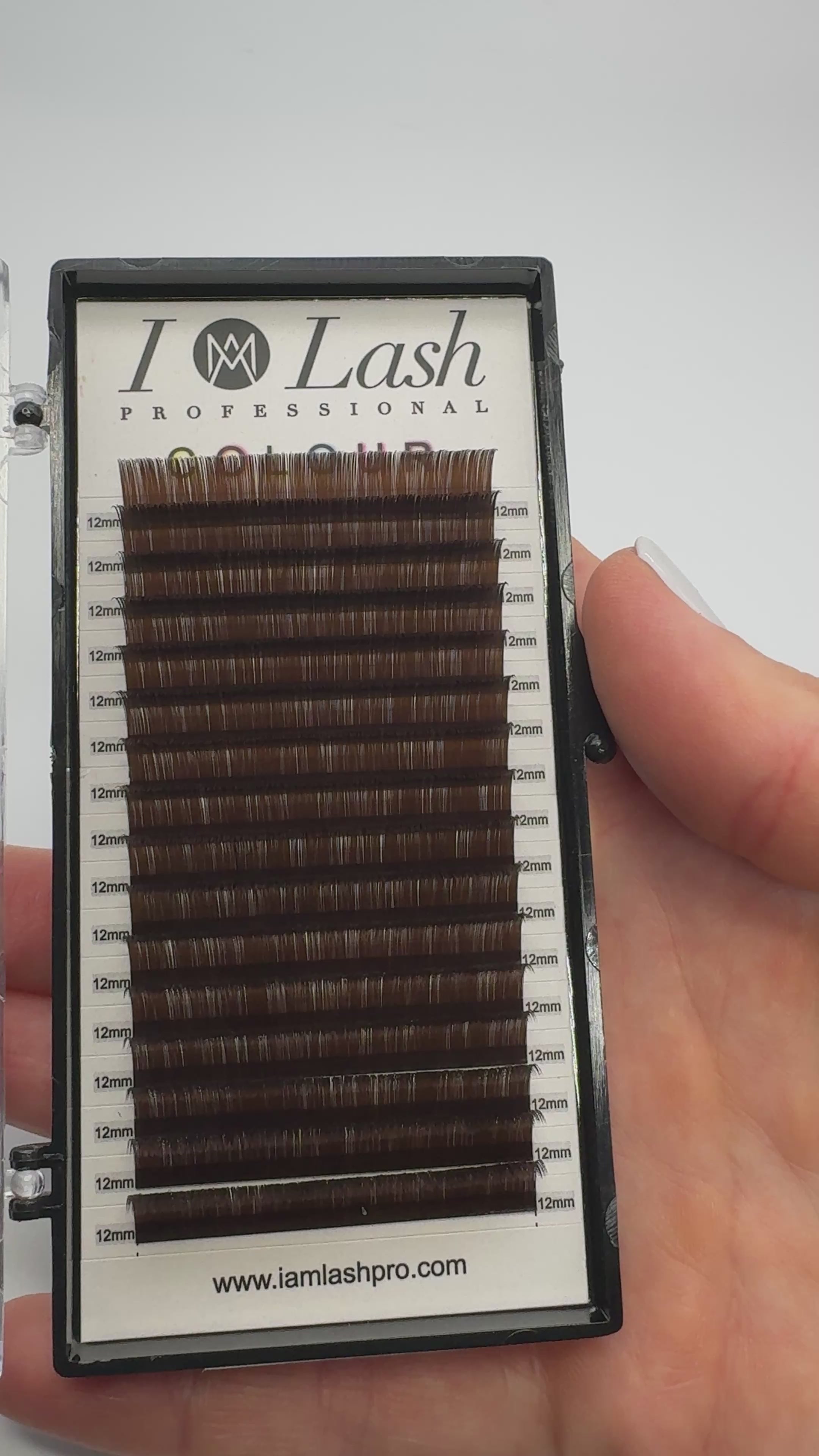 0.07 Brown Eyelash Extensions 