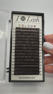 Dark Brown Eyelash Extensions