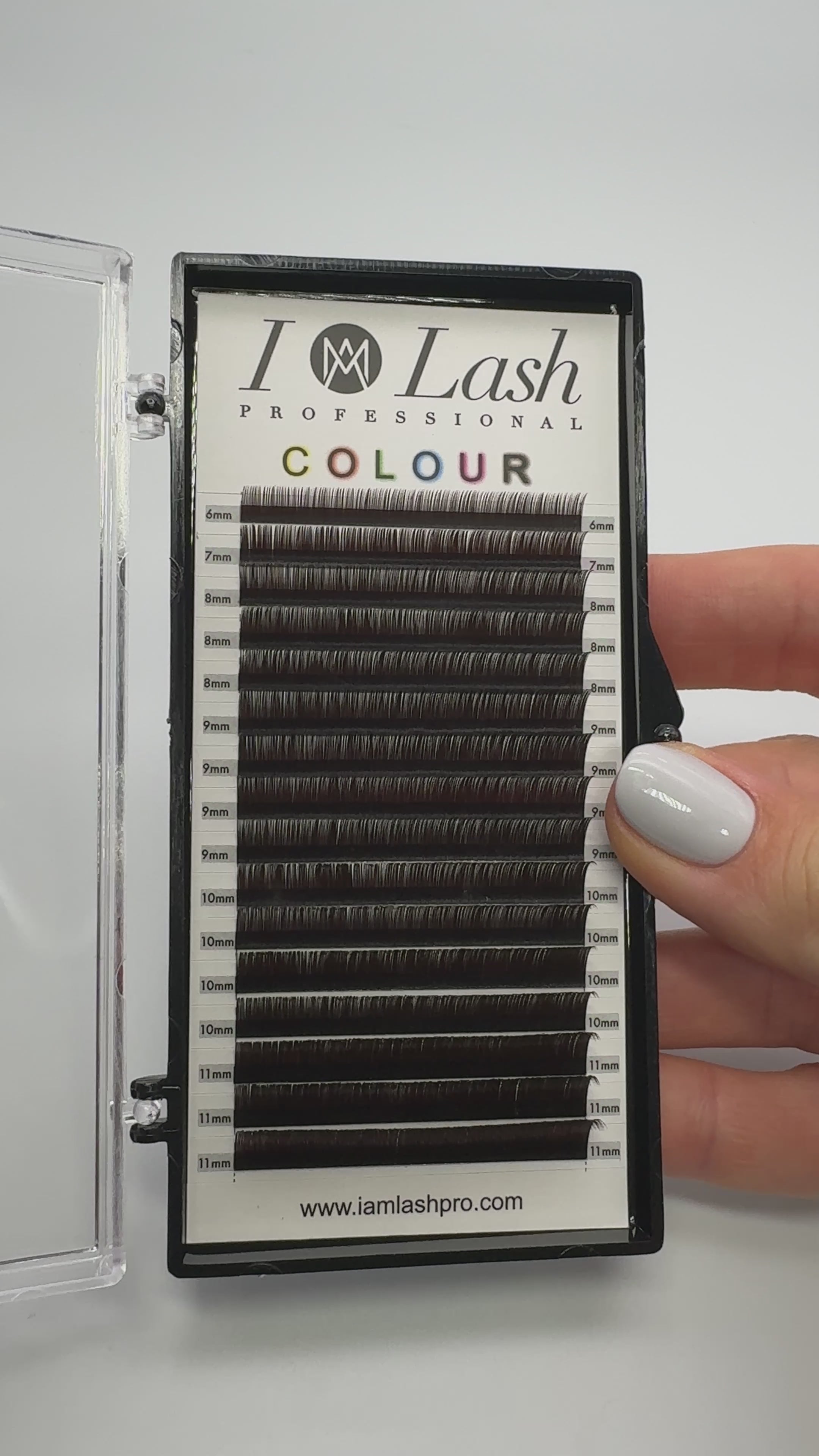 Dark Brown Eyelash Extensions 