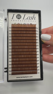 Brown Eyelash Extensions