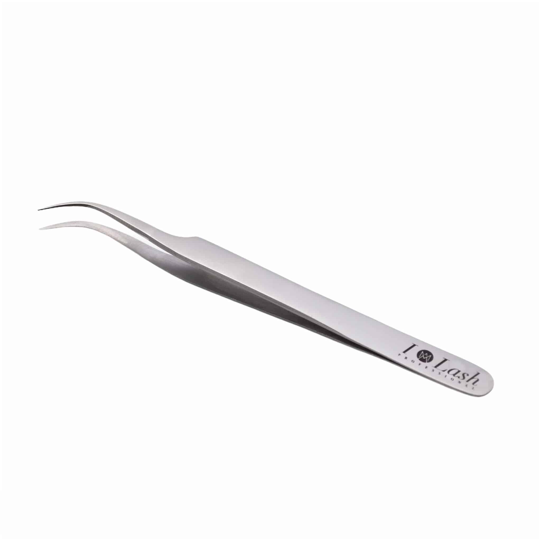 Curved Tip Lash Tweezers.