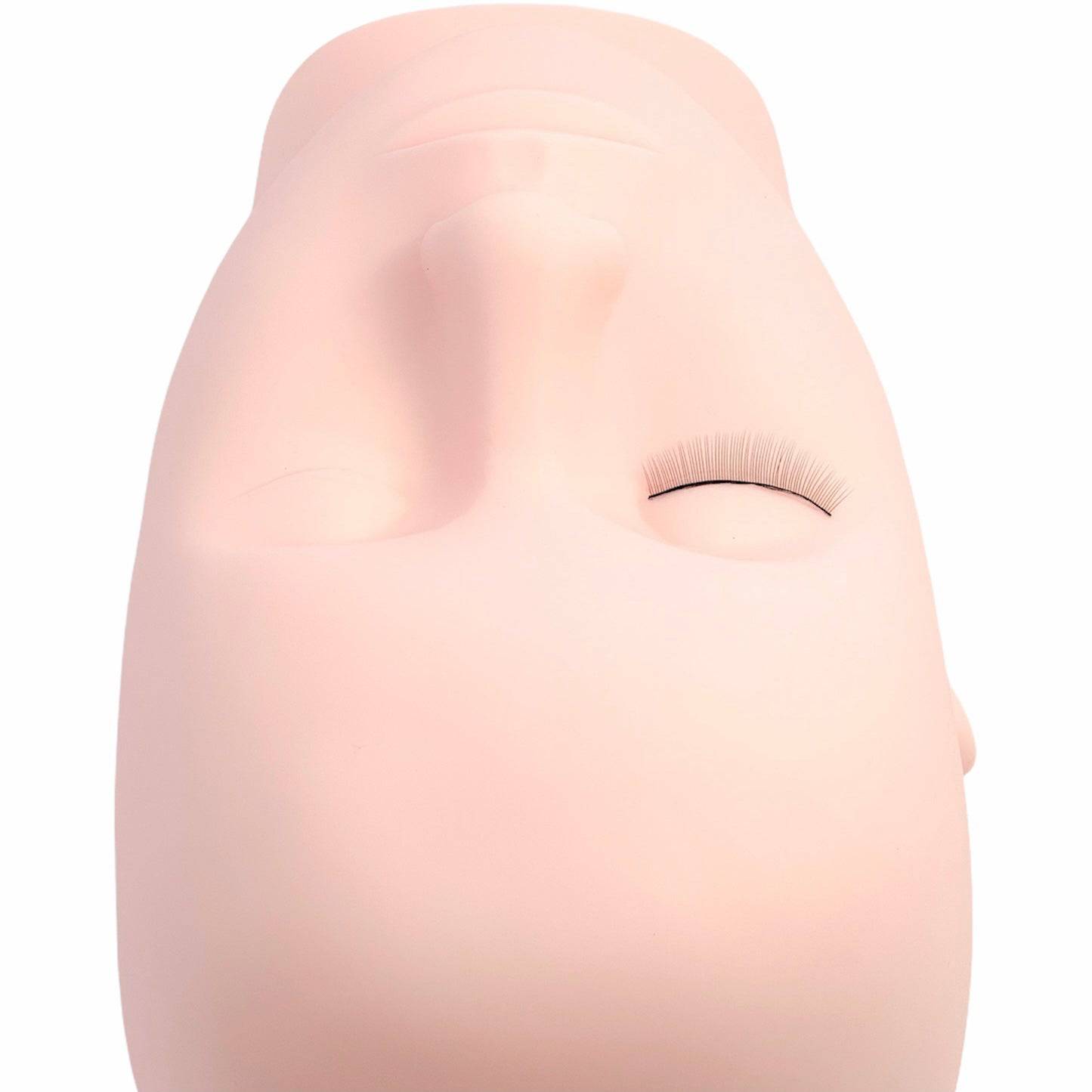 Mannequin head for lash practice
